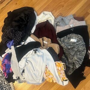 Mixed Women's Clothing Lot - Neutral & Accent Colors